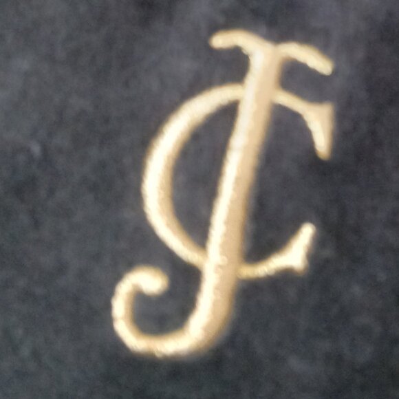 NWT Juicy Couture Basic Zip Up Slim Fit Hoodie Black Velour Size Medium - Picture 4 of 9